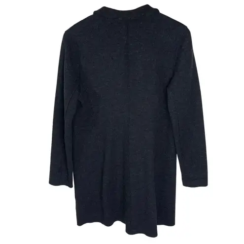 Eileen Fisher  Women’s Leather Trimmed Boiled Wool Double Button Trench - Image 3