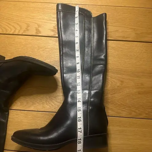 Karl Lagerfeld Paris Riding Boot leather Mimi 6.5 black