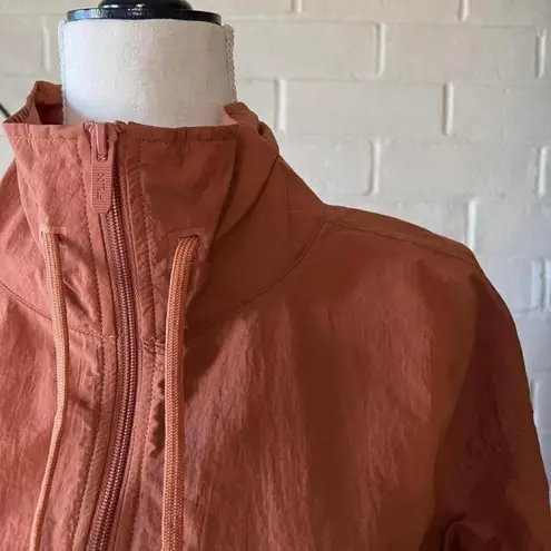 Fxl FLX Cinnamon Rose Half Zip Woven Crop Jacket