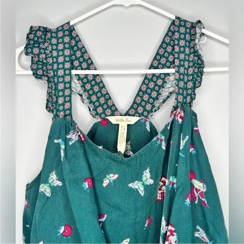 Matilda Jane Jumpsuit Evergreen Dream Ruffle Sleeve Size Small - Image 6