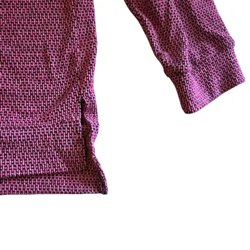French Laundry Waffle Knit Top 2X Oversized Burgundy Coquette Boho Cottage Core