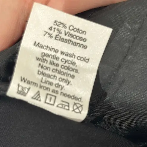 NWT J.Crew Stretch Black Pants 14R Style Cotton Blend Trousers Career Capsule Size 14