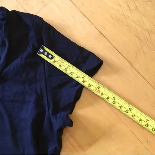 14th & Union ๐บ Scoopneck, Lightweight, Cap Sleeve Tee, Black, Size S