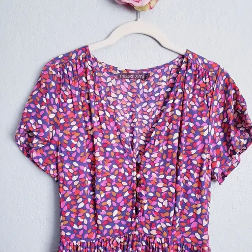 Anthropologie  Mister Zimi Frankie Mini Dress In River Birch