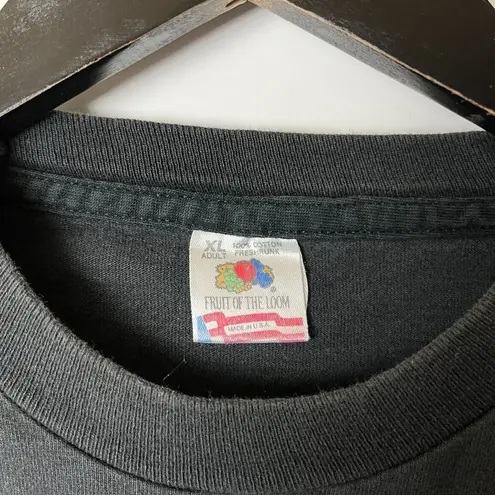 1996 Vintage 90s Arrowhead North Campus Jazz T Shirt Black XL Extra Large USA