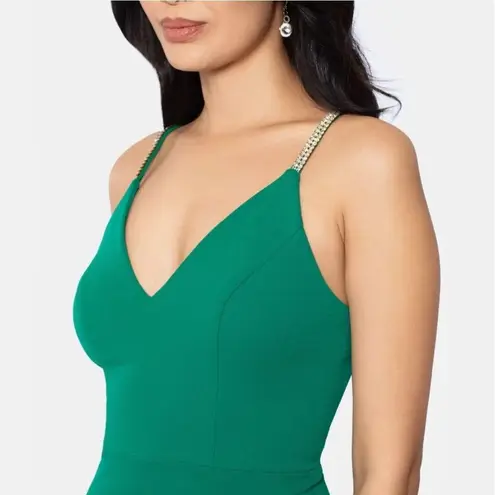 XScape Formal Evening Gown Women's Size 6 Green Maxi Dress Wedding Party