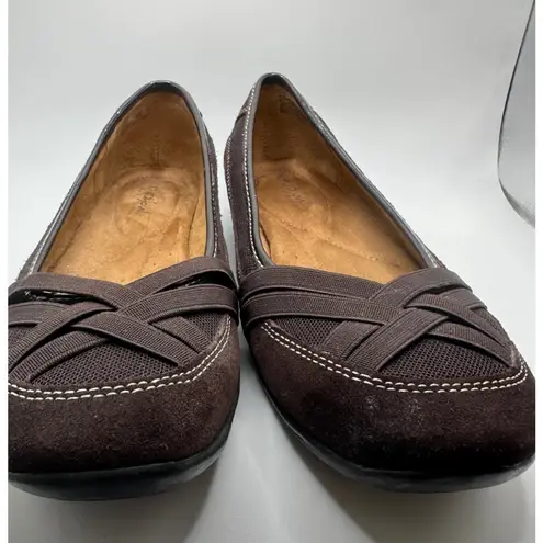 Naturalizer natural soul Flats women's brown Shoes Size 7.5M