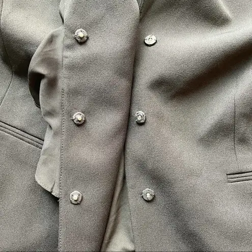 Tahari Arthur Levine ASL Blazer Jacket Black 14W Chiffon NWT Formal