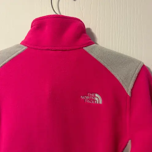 The North Face  Full Zip Fleece, Pink and Gray, Women’s Medium