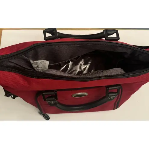 Atlantic Travel Bag Red Luggage Shoulder Tote *NO Lock With Keys