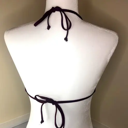 Mossimo Halter Swim Bikini Top Maroon Size SMALL