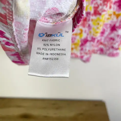 Ibkul Dress Womens Small Pullover Pink Multi 1/4 Zip Sleeveless Tennis Outdoors