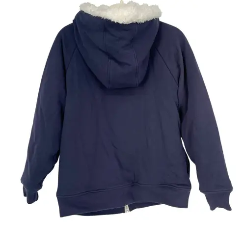 Splits59 Lynx Sherpa Lined Hoodie in Navy / Ivory Size XS Oversized NWT