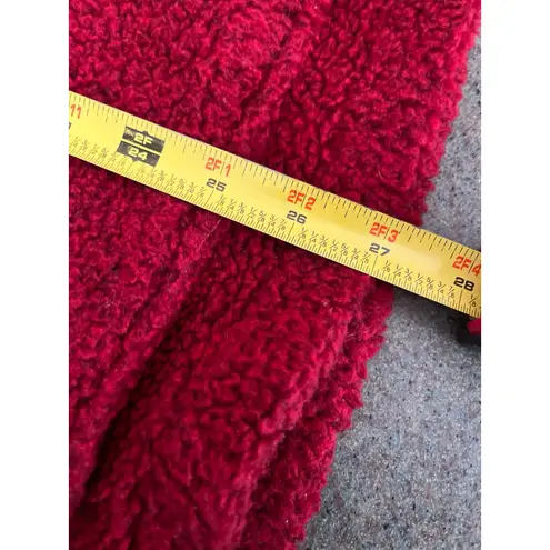 Vintage Tasha Polizzi red pile jacket Size 8