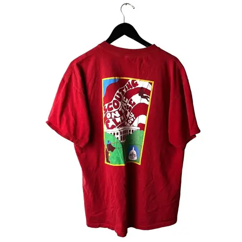 2004 Vintage Y2K Scouting on the Ellipse T Shirt Red XL Extra Large Graphic Tee
