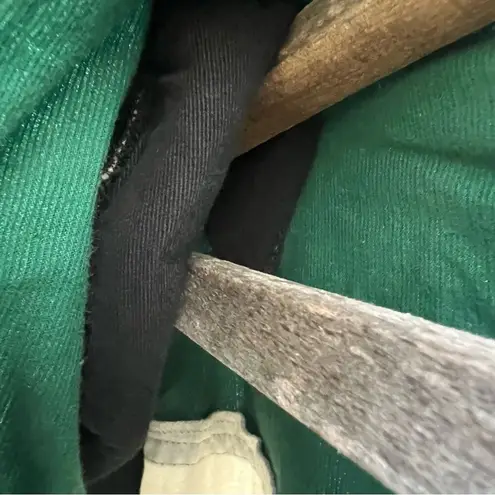 Vintage 90s Adobe Rose color block old west bib front western cowgirl shirt Green Size L