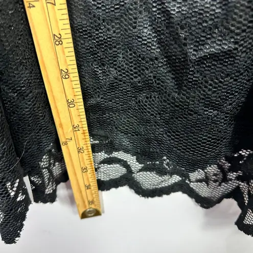 K Jordan Tank Top 1X Black Lace Gothic Whimsigoth Dark Romantic Y2K Fairy Grunge