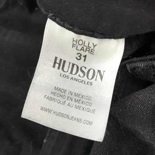 Hudson Jeans  Women's Size 31 Holly Flare Black Stretch Denim *READ CROPPED