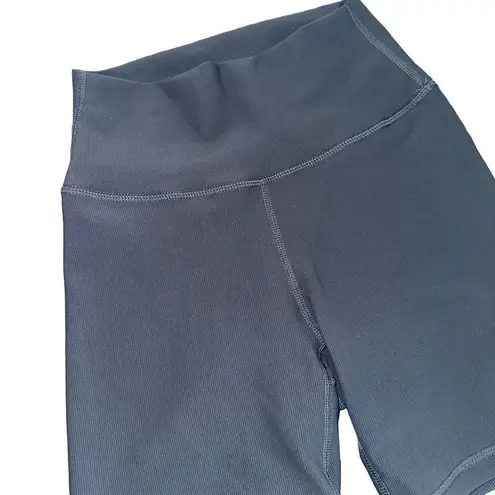 Wilo Gray Ribbed Bike Shorts
