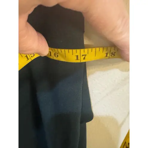 Betsy and Adam "Christine" Scuba Crepe Ruffled Bow Gown In Pine Green New Size 16