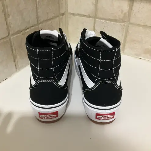 Vans Platform Filmore High-top Black White shoes size 9