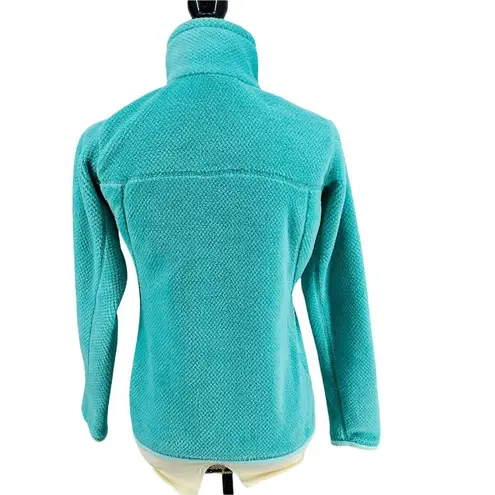 Patagonia  Re-Tool Snap-T Fleece Pullover Pale Teal Womens Size Small Cozy Warm