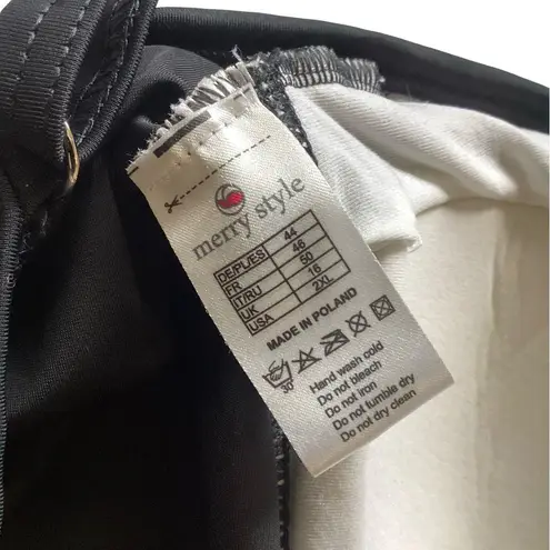 Merry Style One Piece Swimsuit Black Size XXL