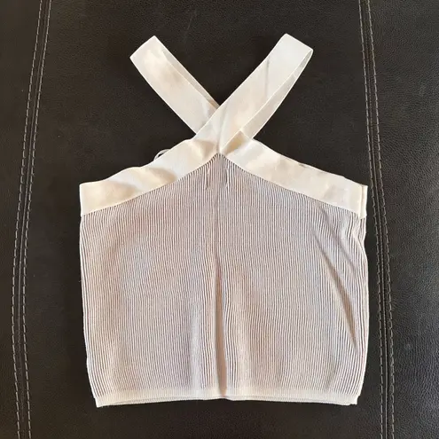 Dreamers by Debut Knit Cross Cropped Tank