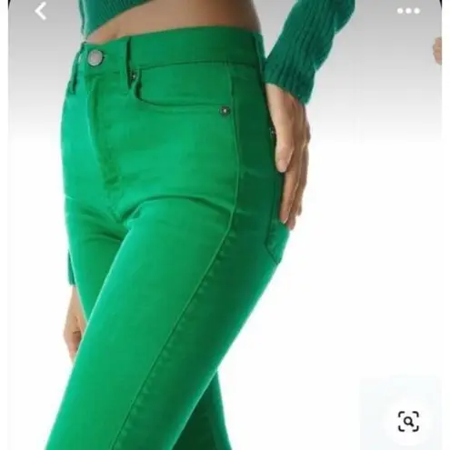 ZARA NWOT  Trafaluc Skinny Jeans Size 2 Green Denim Mid Rise Slim