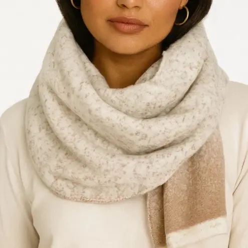 Barefoot Dreams CozyChic Lite Confetti Scarf - Cream / Taupe