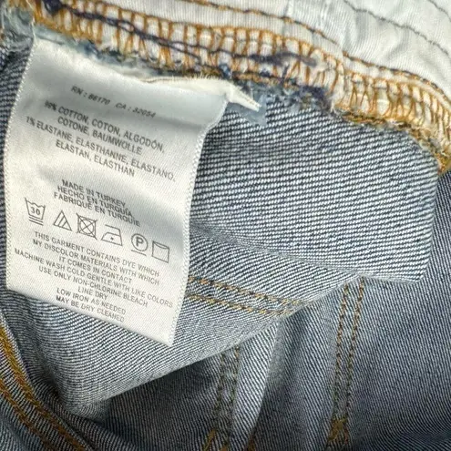 Pilcro and the Letterpress Anthropologie Silver Glitter Side Stripe Jeans Size 26