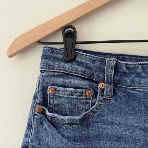 Pistola Medium Wash Skinny Jeans 5-Pocket Solid Denim Belt Loops Zipper Button