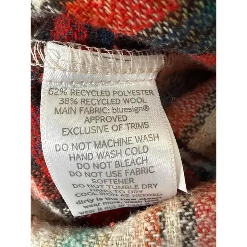 Toad&Co Wool BlendFolk Yeah Shirt Jacket in Red Winterberry