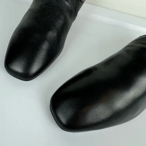 Aquatalia Revy Black Nappa Leather Loafers Sz 8