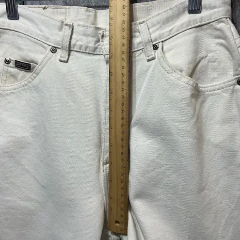 Riders By Lee Vintage 90s Mom Jeans 8P High Waist Tapered Leg Denim Pants Cream