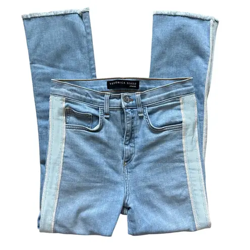 Veronica Beard Carly 11” Kick Flare Jeans Air Size 25
