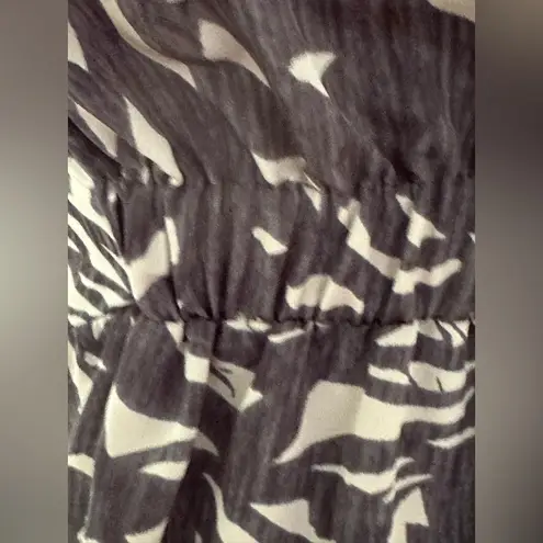 SimplyVera VeraWang Black & Brown/Gray Yellow Ornaments Dress Sz 2 Pull Over.