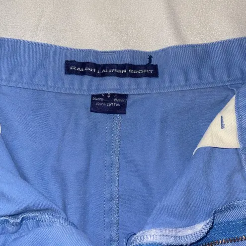 Polo by Ralph Lauren Blue Flat Front Shorts size 8 woman’s