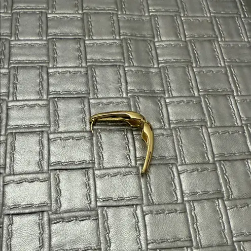 Chunky Gold Teardrop Huggie Earrings