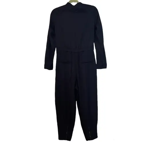 Navy Blue Zip Up Jumpsuit Size 6