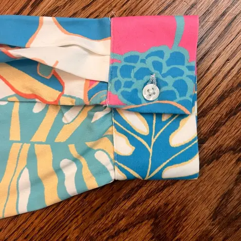 Tolani Collection Martina Tropical Print Maxi Dress M NWT