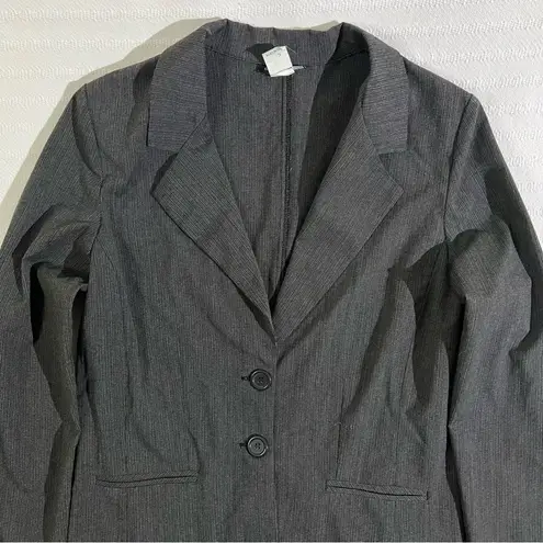 Courtenay Women’s Tweed Blazer Size 10 Gray Business Office Siren Professional