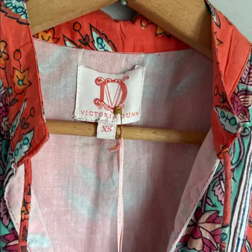 NEW VICTORIA DUNN santorini dress in stardust XS Orange