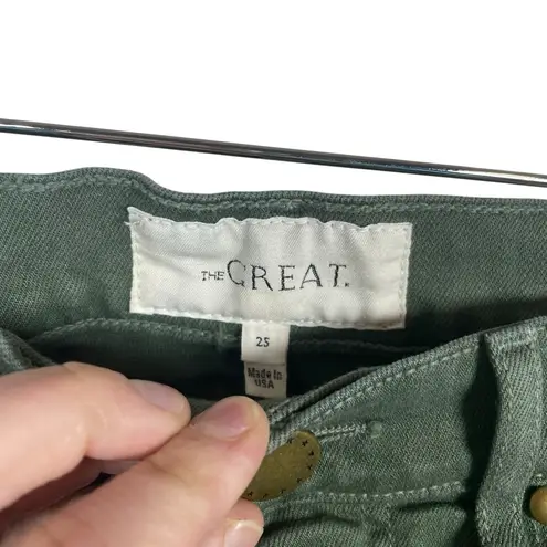 The Great Women’s The Skinny Skinny Jeans in Green Size 25