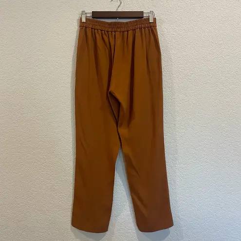 Piazza Sempione Hilary Straight Leg Pant in Bronze/Brown