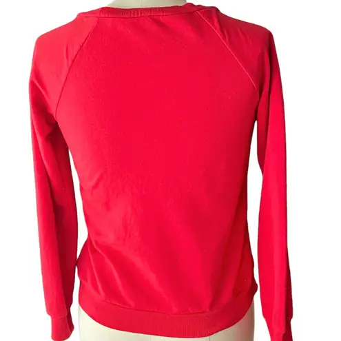 Red SEQUIN Crew Neck Top by NOBO No Boundaries ~ Junior Ladies Size MEDIUM