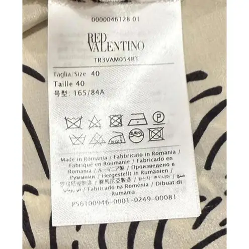 Red Valentino New Silk Bird Print Sleeveless Dress, Size 40 (US 4–6)