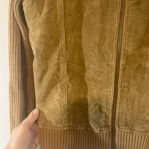 Eddie Bauer  seattle suede  Tan Sweater jacket