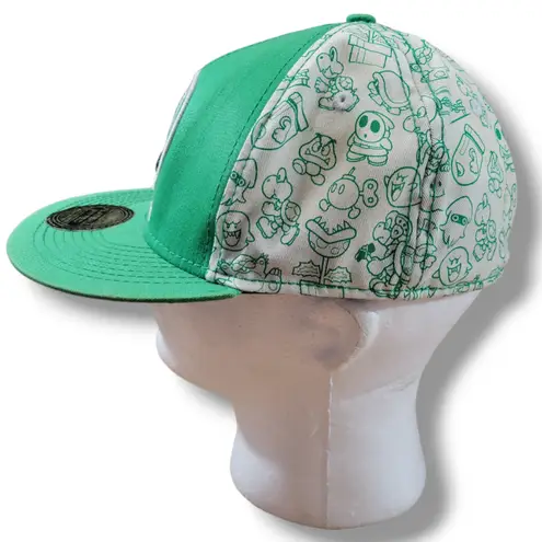 Nintendo Super Mario Hat Size Large XL L/XL Embroidery 1-UP Mushroom Get A Life