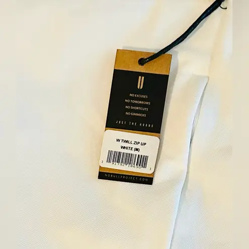 Nobull NWT Women’s Twill Zip Up Jacket - White